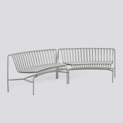 Galettes pour banc Palissade Park Dining in/in, lot de 2 - Hay-Gris ciel-The Woods Gallery
