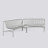Galettes pour banc Palissade Park Dining in/in, lot de 2 - Hay-Gris ciel-The Woods Gallery