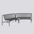 Galettes pour banc Palissade Park Dining in/in, lot de 2 - Hay-Anthracite-The Woods Gallery