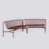 Galettes pour banc Palissade Park Dining in/in, lot de 2 - Hay-Rouge fer-The Woods Gallery