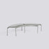 Galettes pour banc Palissade Park, lot de 2 - Hay-Gris ciel-The Woods Gallery