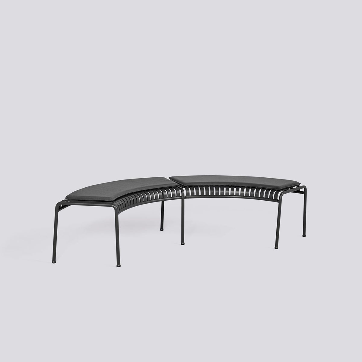 Galettes pour banc Palissade Park, lot de 2 - Hay-Anthracite-The Woods Gallery
