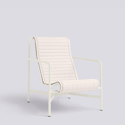 Coussin matelassé pour fauteuil lounge haut Palissade - Hay-Blanc crème-The Woods Gallery