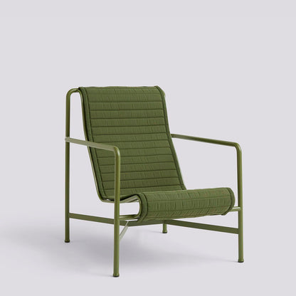 Coussin matelassé pour fauteuil lounge haut Palissade - Hay-Olive-The Woods Gallery