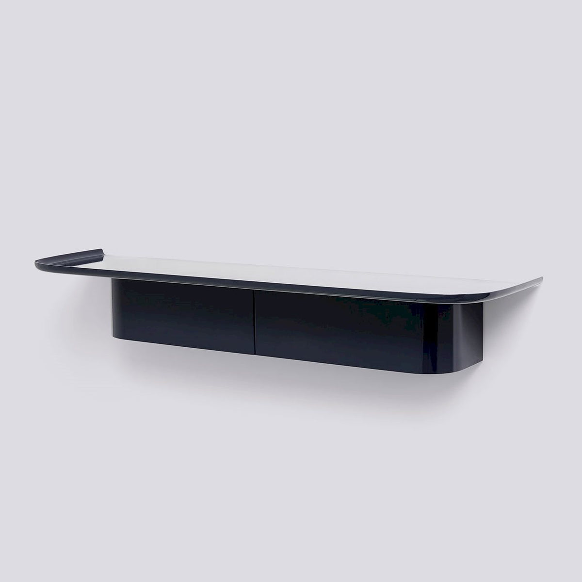 Étagère murale Korpus L bleu nuit - Hay