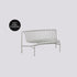 Banc Palissade Park Dining courbé vers l&