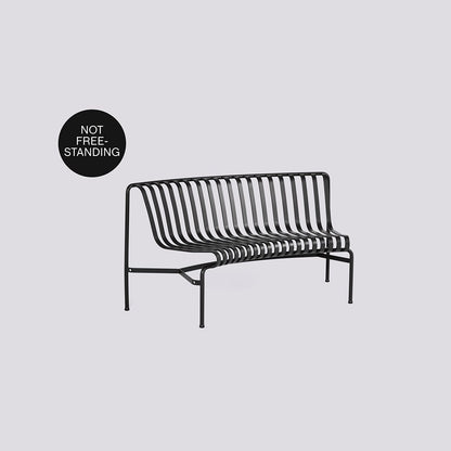 Banc Palissade Park Dining courbé vers l&