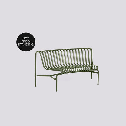 Banc Palissade Park Dining courbé vers l&
