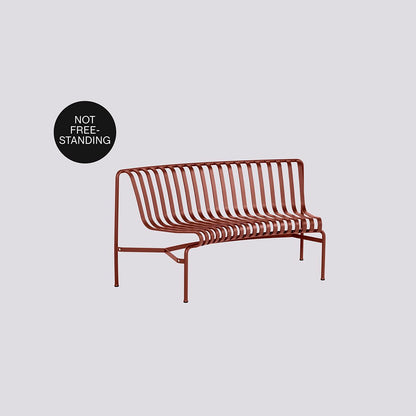 Banc Palissade Park Dining courbé vers l&