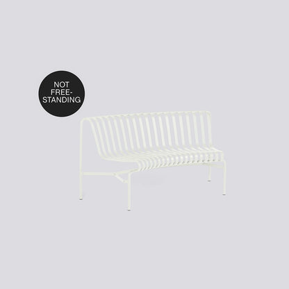 Banc Palissade Park Dining courbé vers l&