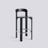 Tabouret de bar Rey par Bruno Rey - Hay-Noir profond, Hauteur d&