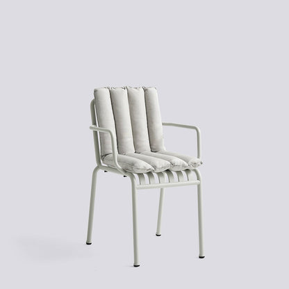 Coussin Soft Quilted pour chaise et fauteuil Palissade - Hay-Gris ciel-The Woods Gallery