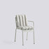 Coussin Soft Quilted pour chaise et fauteuil Palissade - Hay-Gris ciel-The Woods Gallery