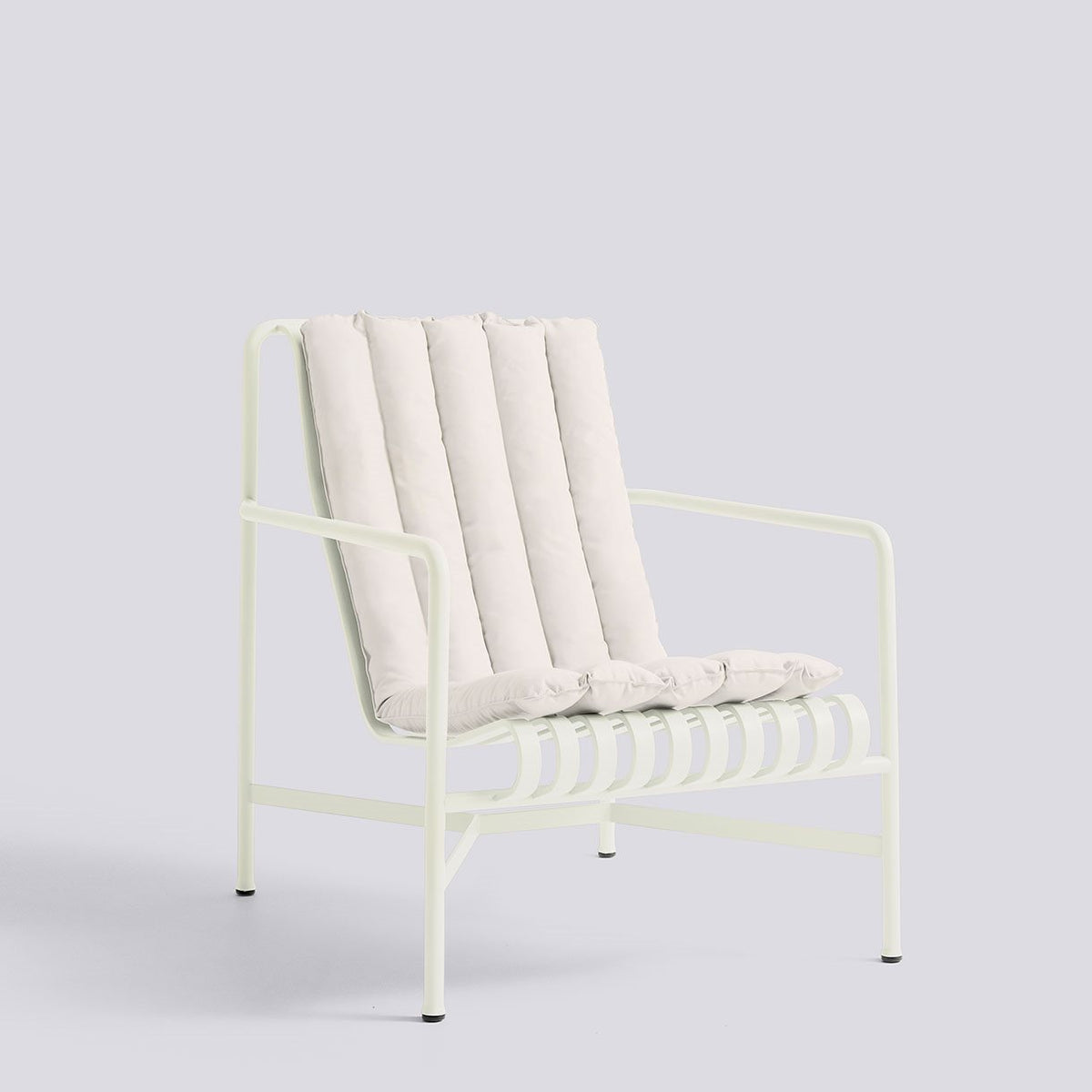 Coussin Soft Quilted pour fauteuil lounge haut Palissade - Hay-Blanc crème-The Woods Gallery