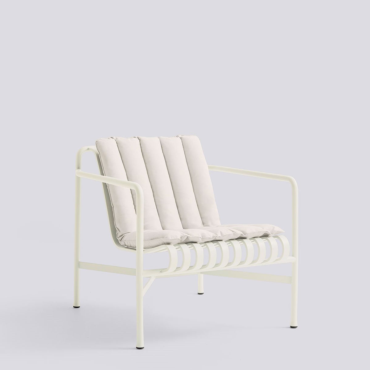 Coussin Soft Quilted pour fauteuil lounge bas Palissade - Hay-Blanc crème-The Woods Gallery