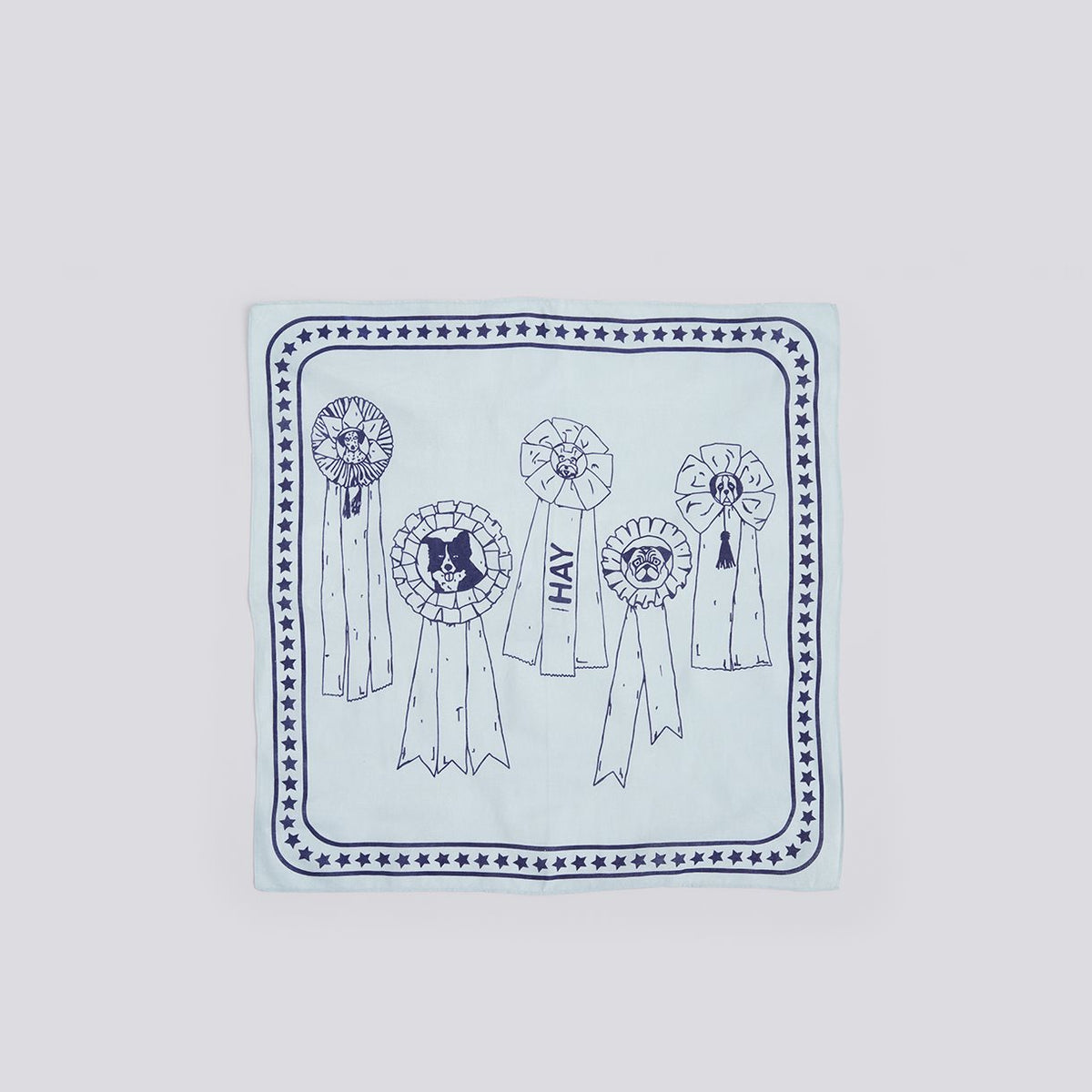 Foulard HAY Dogs de Barbara Maj Husted Werner - Hay