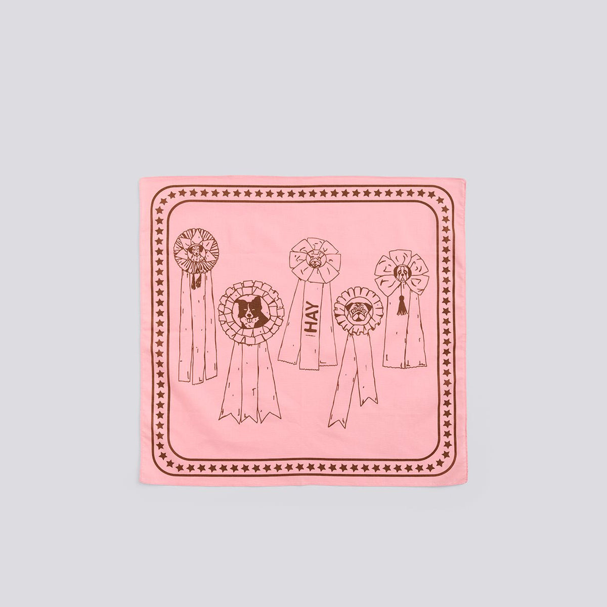 Foulard HAY Dogs de Barbara Maj Husted Werner - Hay