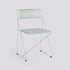 Chaise X-Line piètement galvanisé à chaud de Niels Jørgen Haugesen - Hay