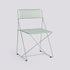 Chaise X-Line piètement acier laqué de Niels Jørgen Haugesen - Hay