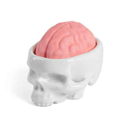 Porte-savon Brain Wash blanc de Propaganda - Seletti-vue 1-The Woods Gallery