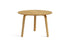 Table basse Bella Ø 60 x H 39 cm en chêne huilé, de trois quarts