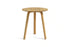 Table basse Bella Ø 45 x H 49 cm en chêne huilé, de trois quarts