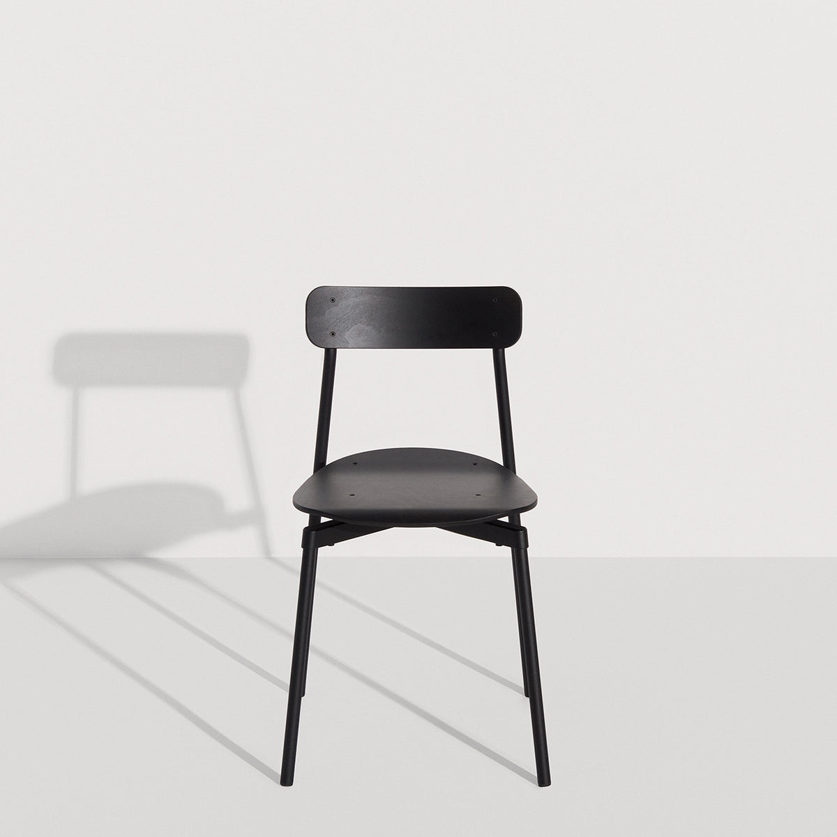 Chaise Fromme Bois de Tom Chung - Petite Friture-Noir-The Woods Gallery