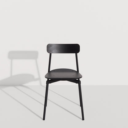 Chaise Fromme Bois de Tom Chung - Petite Friture-Noir-The Woods Gallery