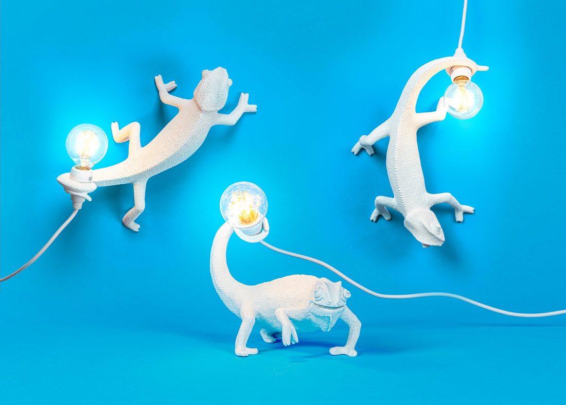 Applique Chameleon Going Up de Marcantonio - Seletti-vue 2-The Woods Gallery