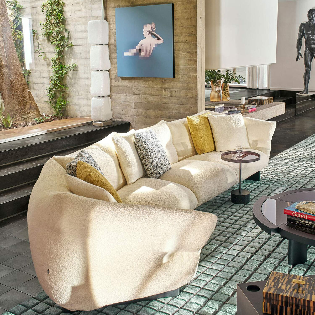 Canapé modulable Mon-Cloud de Patricia Urquiola - Cassina-composition d&