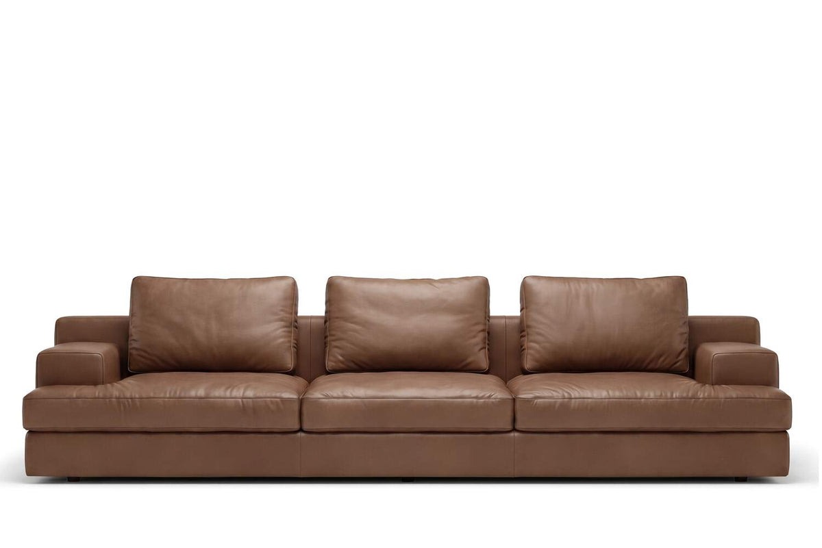 Canapé modulable Miloe de Piero Lissoni - Cassina-canapé en cuir-The Woods Gallery