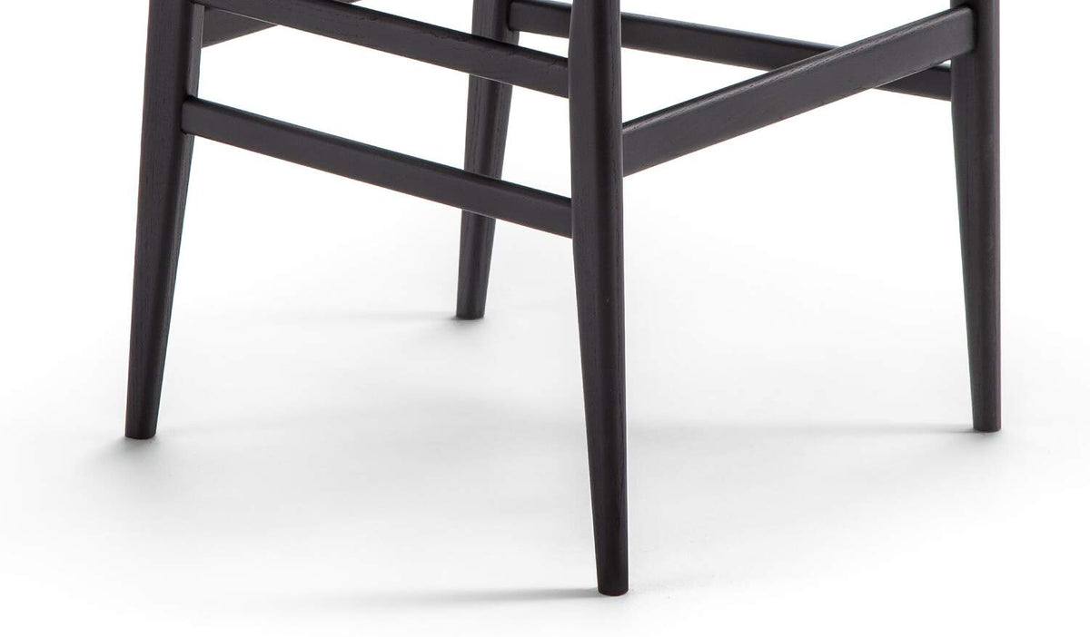 Chaise 646 Leggera de Gio Ponti - Cassina-structure en bois noir sans assise-Cassina