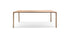 Table Naan de Piero Lissoni - Cassina-placage chêne naturel, vue de face-The Woods Gallery