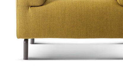 Fauteuil Met de Piero Lissoni - Cassina-détail du piètement en aluminium-The Woods Gallery