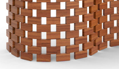 Paravent 537 Ambassade de Charlotte Perriand - Cassina-détail du tressage de lames de bois-Cassina
