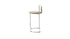 Chaise Gaja de Kazuhide Takahama - Cassina-chaise à assise rembourrée, vue de face-The Woods Gallery
