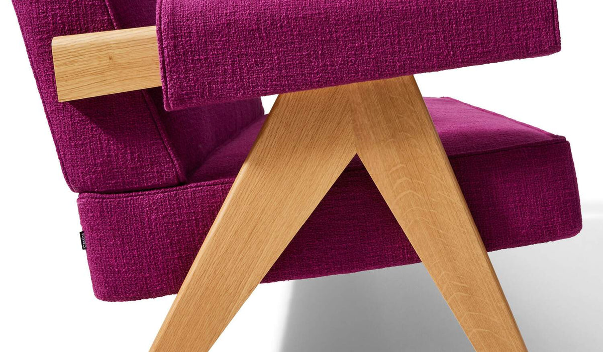 Canapé 053 Capitol Complex de Pierre Jeanneret - Cassina-détail de l&