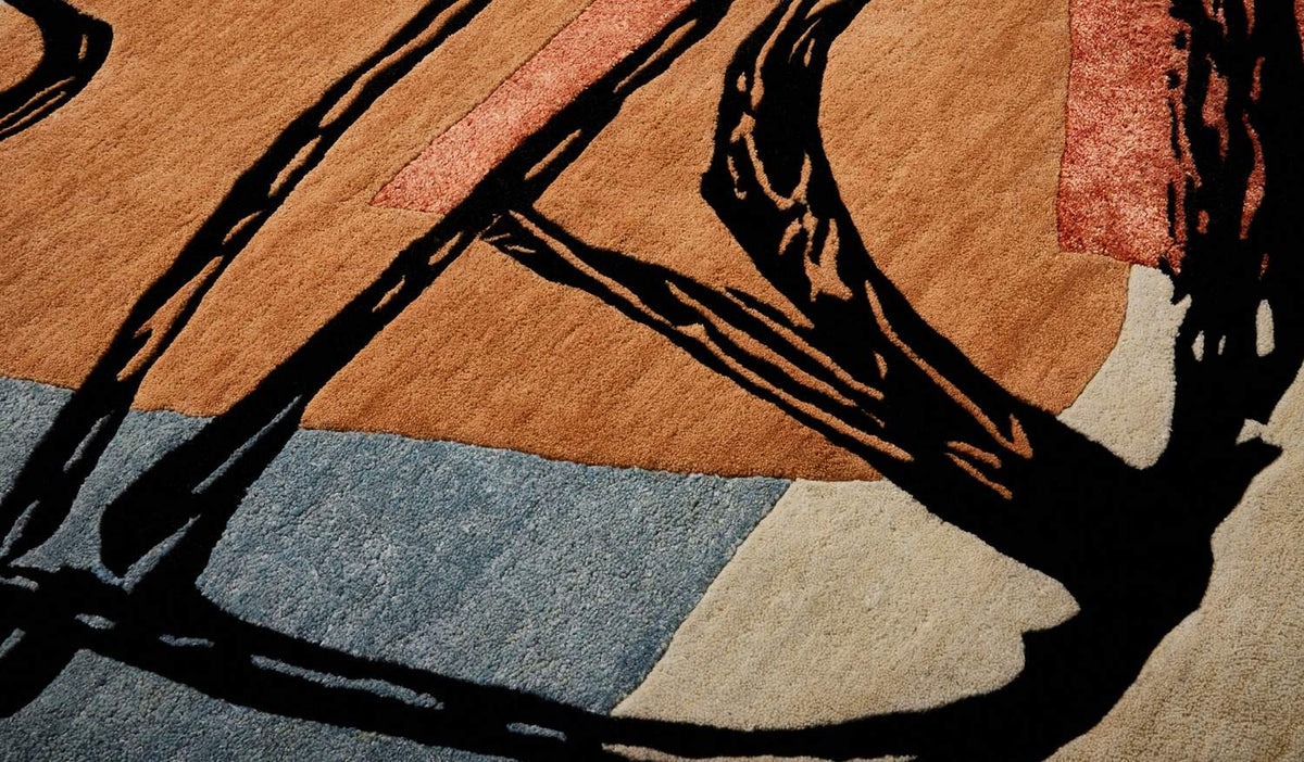 Tapis La Main Ouverte de Le Corbusier - Cassina-détail du dessin de la main-Cassina