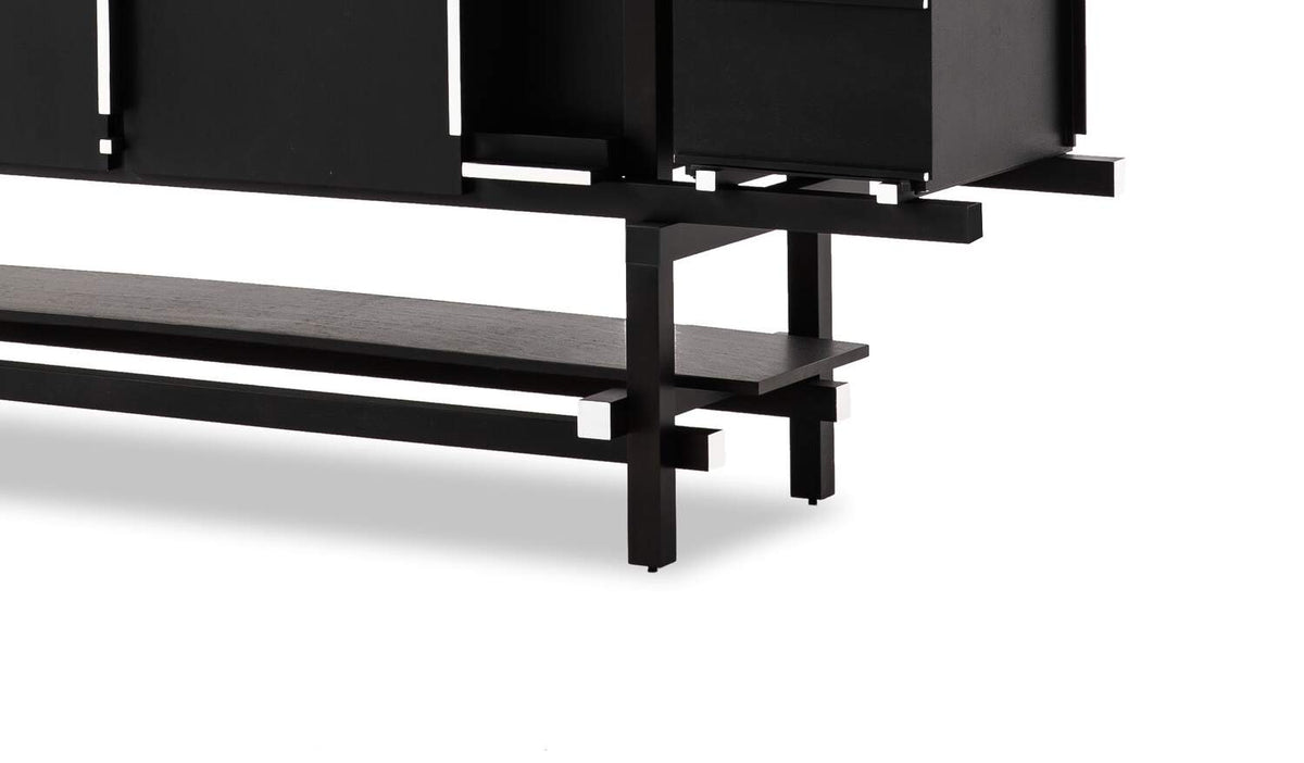 Buffet Elling de Gerrit Thomas Rietveld - Cassina-détail du piètement-The Woods Gallery