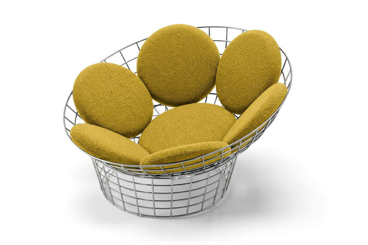 Fauteuil Peacock Chair de Verner Panton - Cassina-fauteuil vu de trois quarts-The Woods Gallery