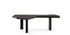Table 511 Ventaglio de Charlotte Perriand - Cassina-vue de trois quarts, plateau noir et pieds cylindriques-Cassina