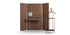 Valet Stay Clothes Stand de Neri&Hu - Cassina-vue de face, paravent ouvert, coiffeuse et valet-Cassina