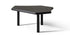 Table 545 Montparnasse de Charlotte Perriand - Cassina-vue de trois quarts, table basse noire-Cassina