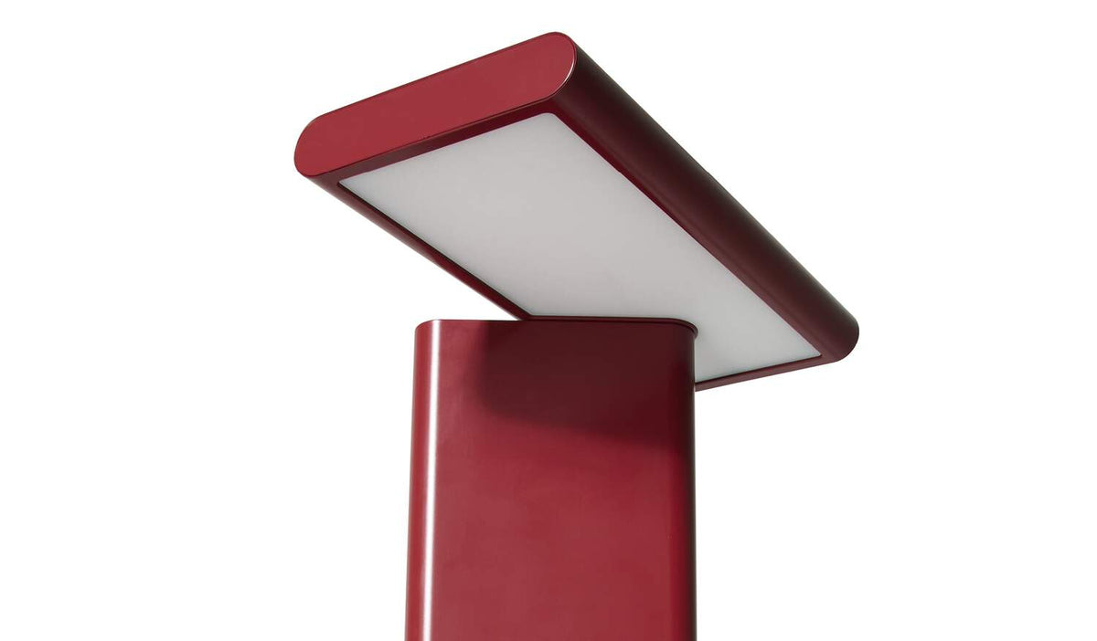 Lampadaire Polyshape de Ferréol Babin - Cassina-détail de la tête rouge-Cassina