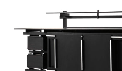 Buffet Elling de Gerrit Thomas Rietveld - Cassina-détail des tasseaux et des tiroirs-The Woods Gallery