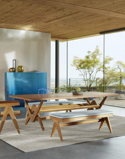 Meuble Bramante de Kazuhide Takahama - Cassina-meuble laqué bleu en ambiance-The Woods Gallery