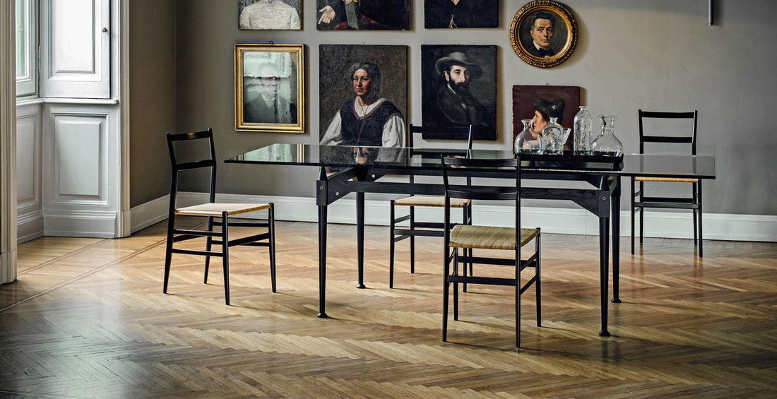 Chaise 699 Superleggera de Gio Ponti - Cassina-en situation autour d&