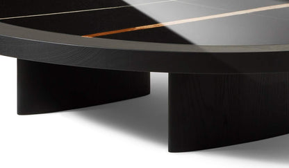 Table basse 544 Monta de Charlotte Perriand - Cassina-plateau noir veiné d&