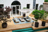Parasol 097 de Dirk Wynants - Cassina-parasol ivoire sur une terrasse-The Woods Gallery