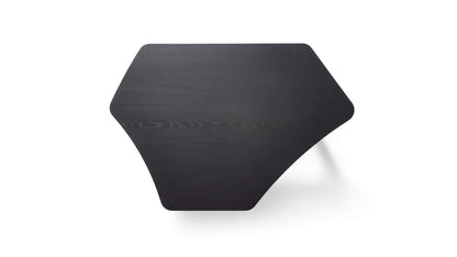 Table 545 Montparnasse de Charlotte Perriand - Cassina-vue de dessus, plateau noir à pans-Cassina